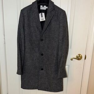 Topman Gray Trench Coat